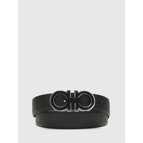 Ferragamo Belt Men Black